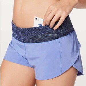 Women Size 12 Lululemon Speed Up 2.5 Active Lined Athletic Running Shorts